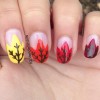 Сладък дизайн на ноктите за есента